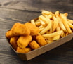 Chicken Nuggets (10) with fries